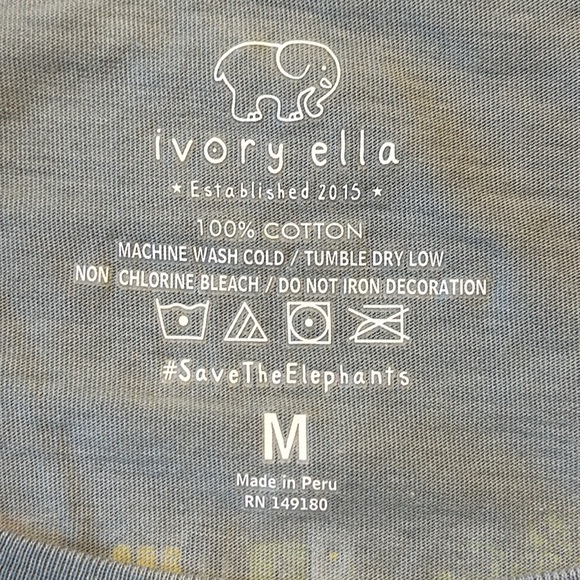 Ivory Ella Long Sleeve Shirt, Size Medium - Picture 4 of 5